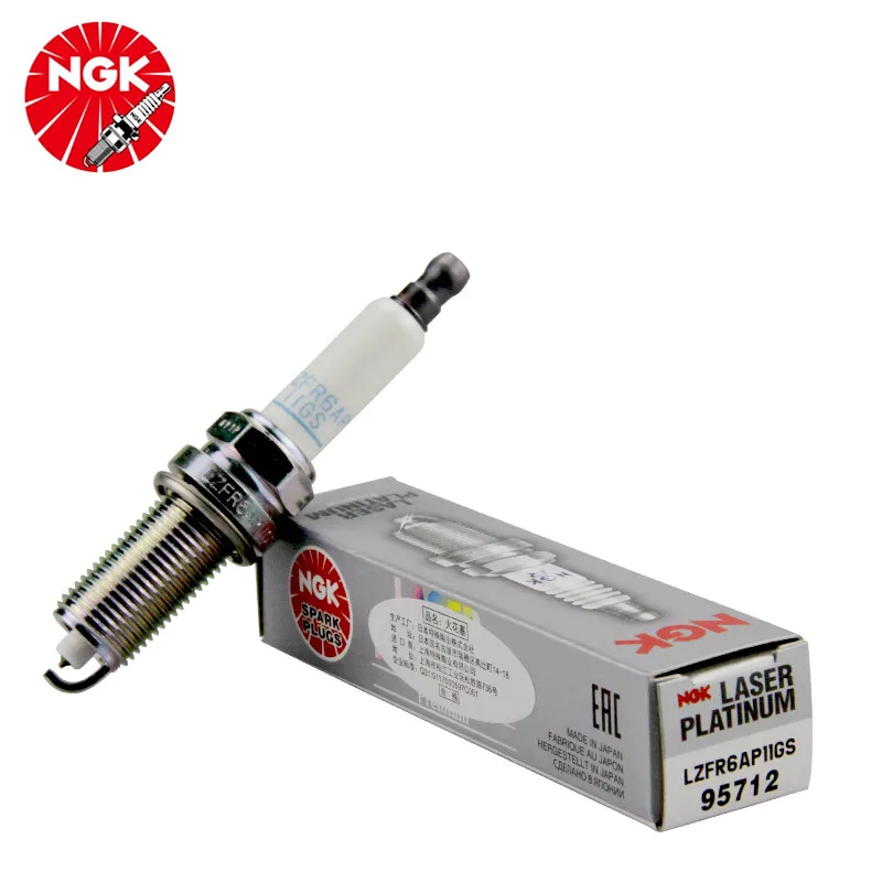 Одна платиновая Свеча зажигания NGK LZFR6AP11GS 95712 подходит для 530Li/530i/X3/X5(4 шт.)