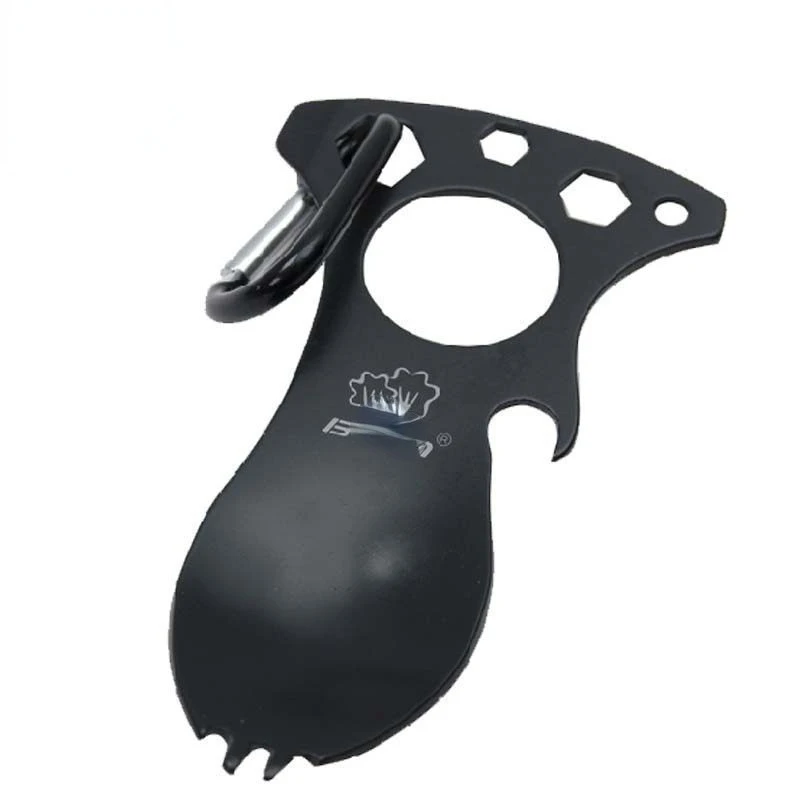 

Bottle Opener Screwdriver Spoons Outdoor Multipurpose Tool Camping Equipment