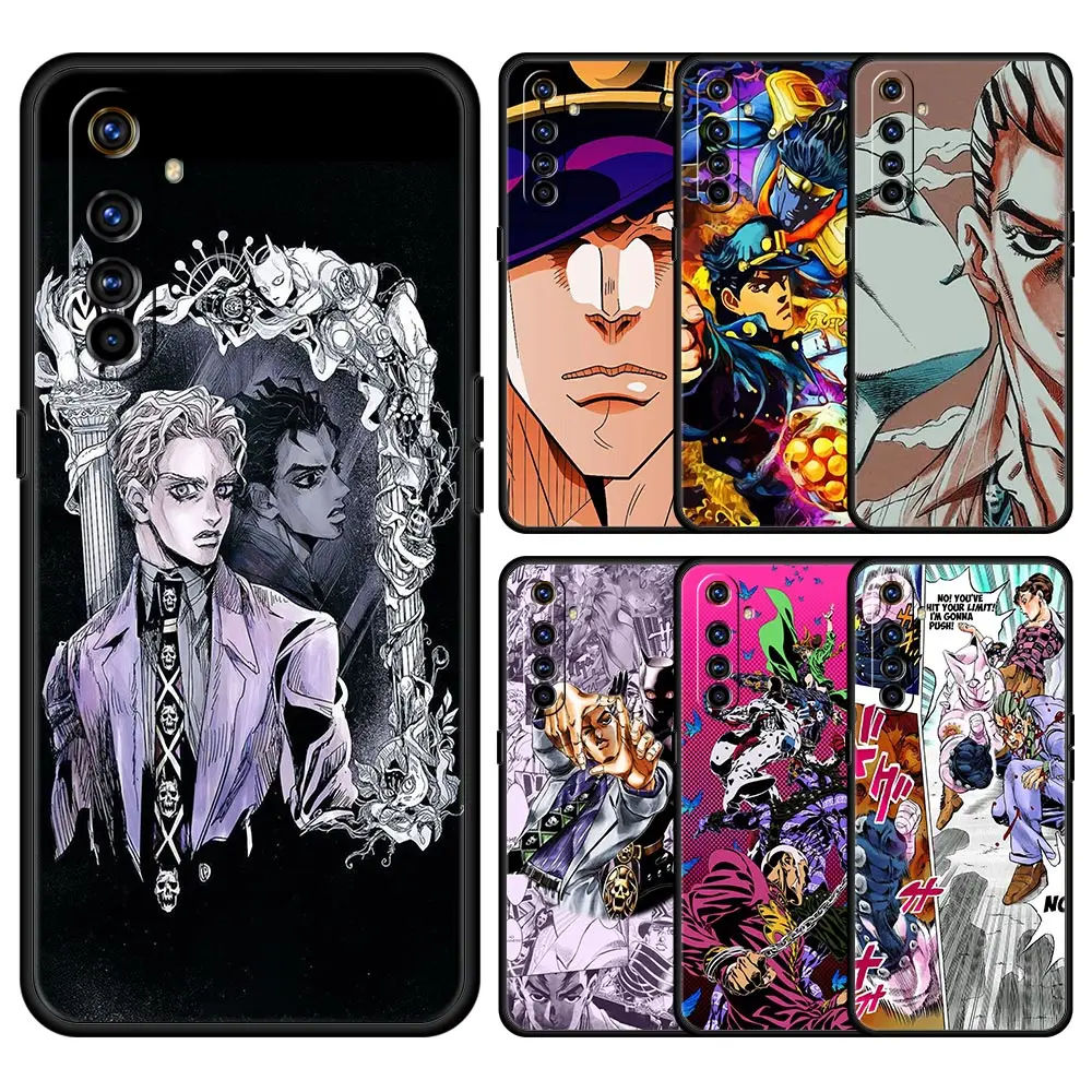 

Cover Case for Realme 6 6S 7 7i 8 8i 9 9i Pro C17 6Pro 7Pro 8Pro 9Speed 9ProPlus 5G Capinha Funda Style Anime JoJo Killer Queen