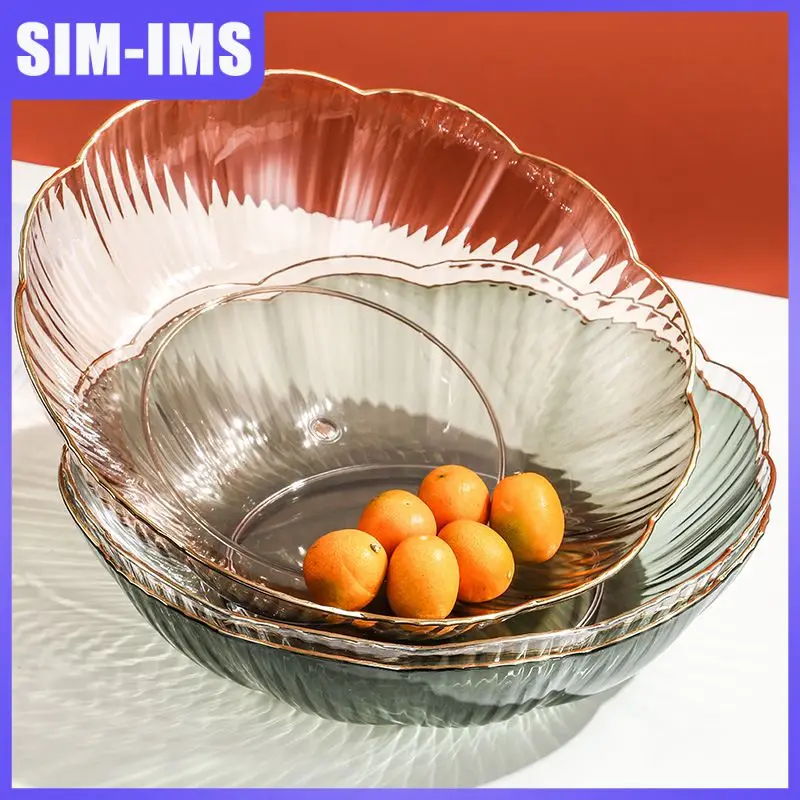 

Large Capacity Fruit Plate Multifunctional Plastic Fruit Tray Pet Save Space Storage Basket Kitchen Accessories Tableware