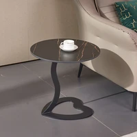 italian dormitory sofa side table for office balcony hotel corner table minimalist modern living room furniture round end tables
