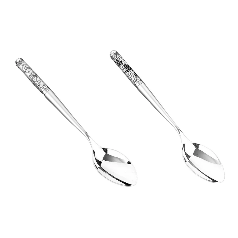 

Серебряная ложка 999 пробы, столовая посуда из стерлингового серебра, большая ложка для кофе, ложка для дома из стерлингового серебра