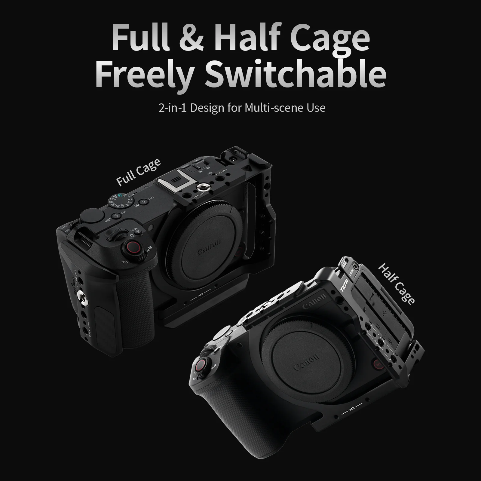 Фото Кейдж для камеры TILTA R6 V для Canon EOS R6 V Pro Kit с кабельным зажимом, боковой рукояткой Xeno, батарейной площадкой PD V-Mount TA-T102 №3
