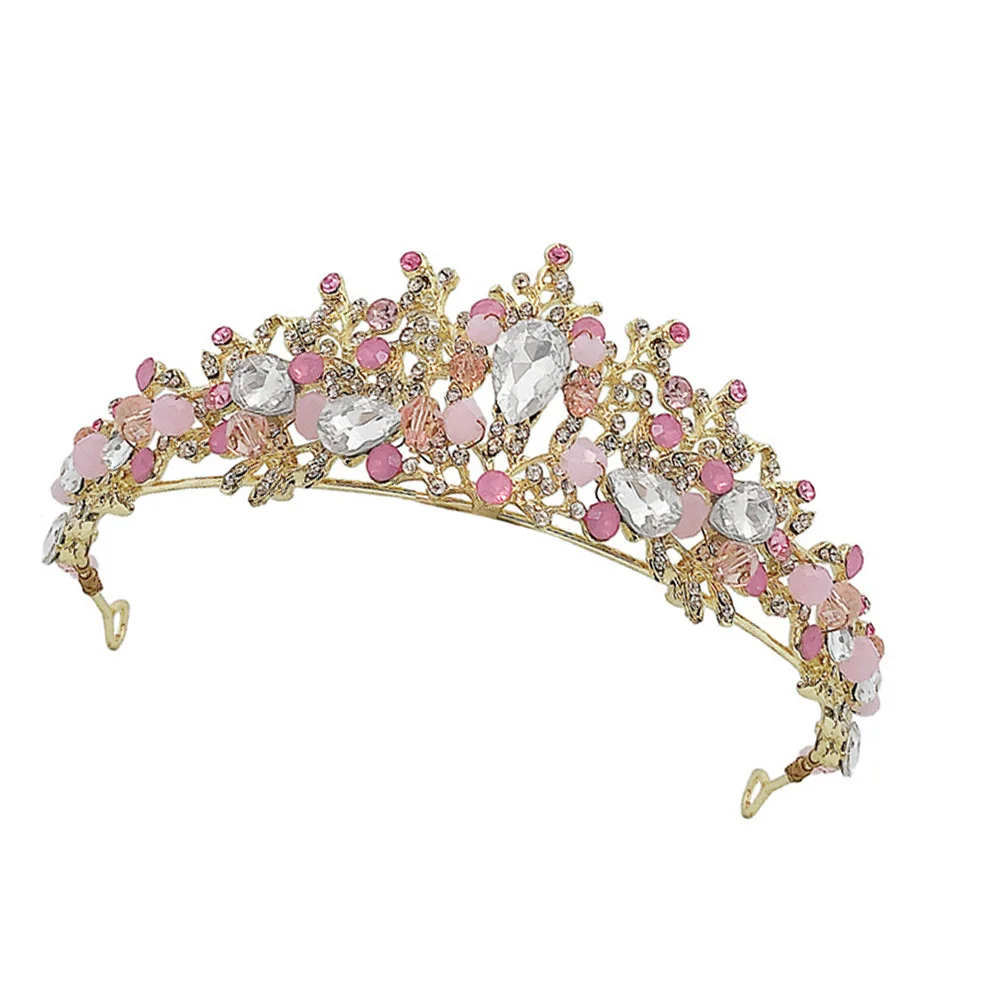 

Charming Alloy Delicate Crown Girl Headdress Exquisite Birthday Crown Headdress