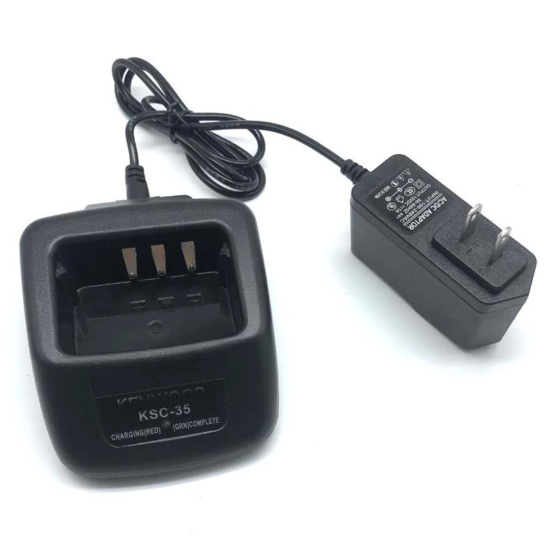 KSC-35 Li-ion Battery Rapid Desktop Charger for KENWOOD KNB-63L KNB-65L KNB-45L KNB-45 For TK2400 TK3207 TK2207 TK-U100 Radio