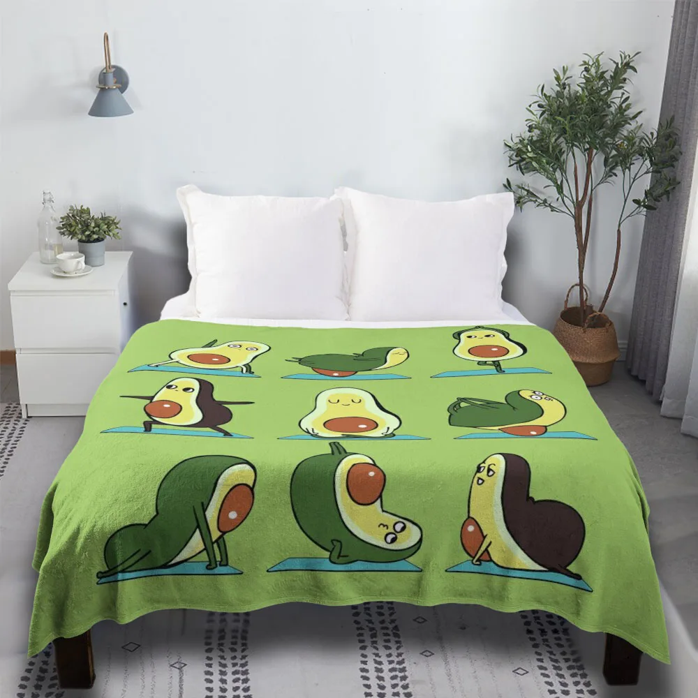 

Avocado Yoga Furry Target Picnic Sofa Father'S Day Gifts Throw Blanket