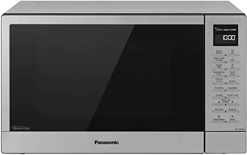 

Compact Microwave Oven with 1200W Power, Sensor Cooking, Popcorn Button, Quick 30Sec & Turbo Defrost, 1.2 cu.ft, Stainless S