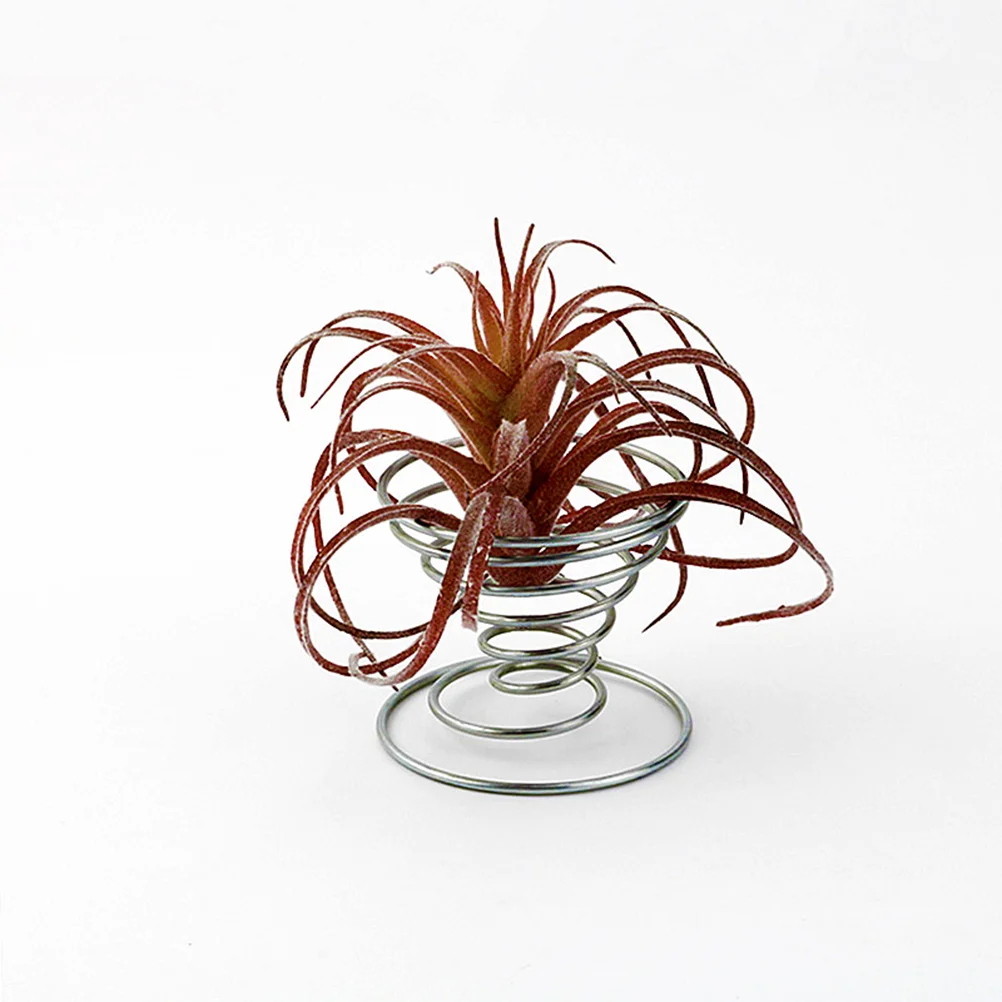 

Air Tillandsiadisplay Stand Holder Containers Rack Fern Planter Wire Metalairplants Pot Racks Container Tabletop Pots
