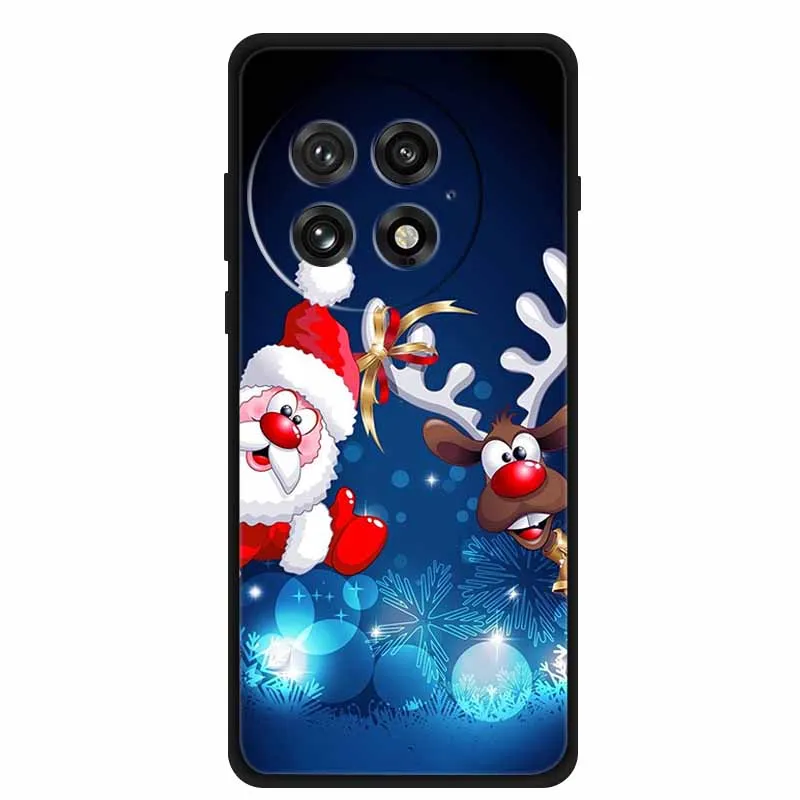 Рождественский чехол для Oneplus 13 5G Case 12 12R 11 11R ACE3 2 3Pro Мягкий силиконовый из ТПУ ACE 3 Pro