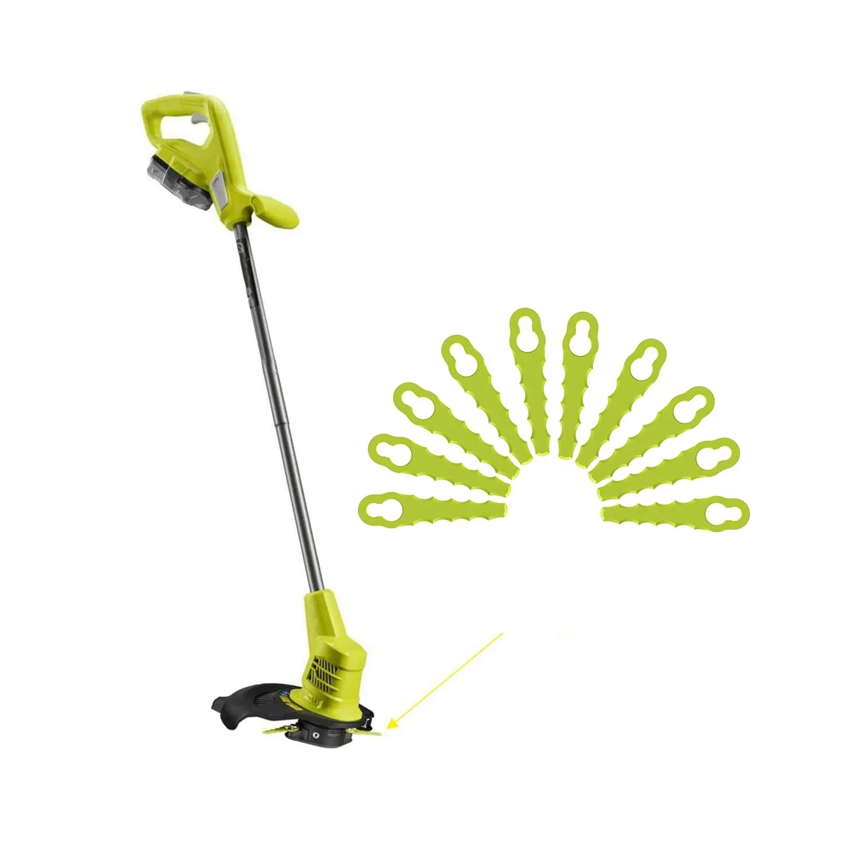 Головка триммера для газонокосилки Ryobi с пластиковым лезвием RAC155