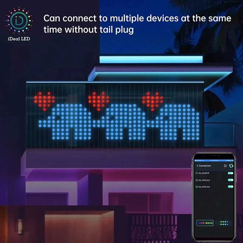 Рисунок 4 - Умная Гирлянда-занавеска для мобильного телефона