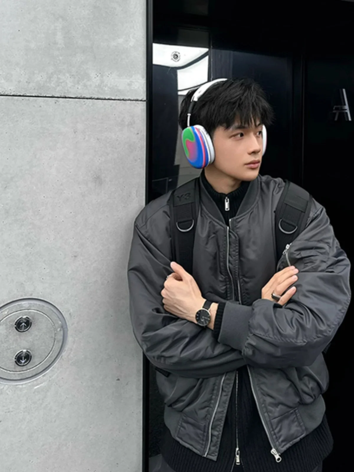 Американская винтажная летная куртка M. Куртка на хлопковой подкладке. Мужская