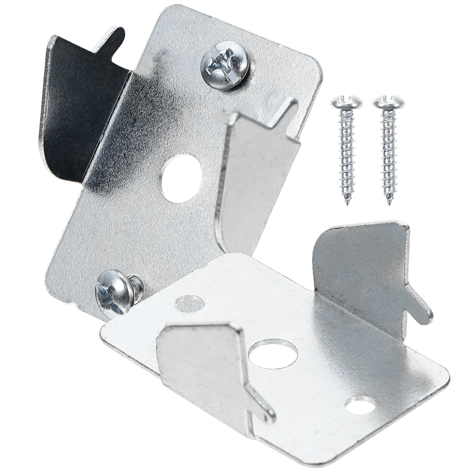 

2 Sets Sturdy curtain rod hook Double Curtain Rod Brackets curtain rod holders brackets curtain rod bracket curtain bracket