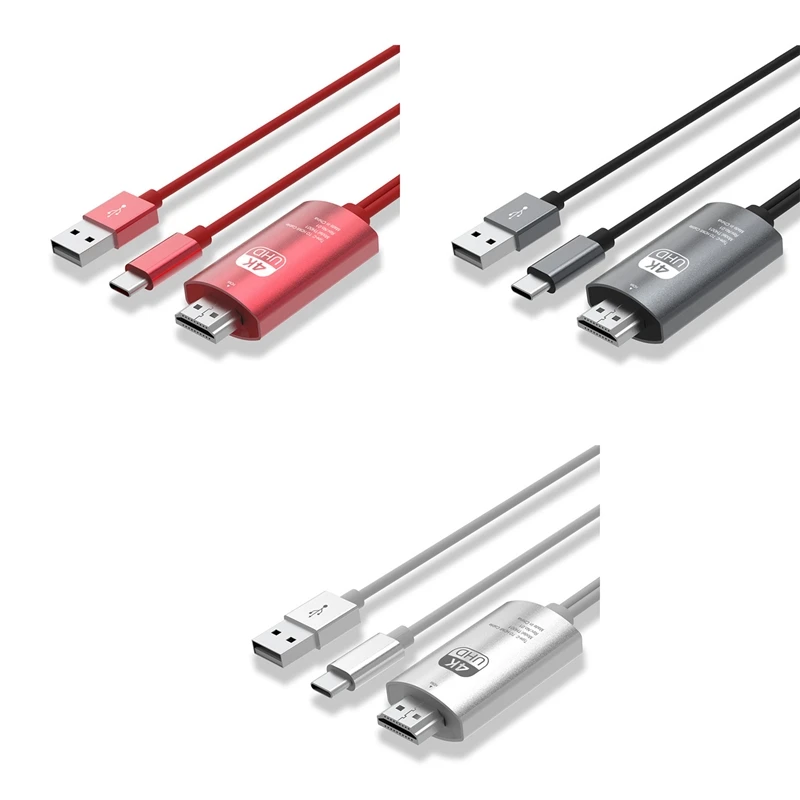 

Кабель-адаптер с разъемами USB Type-C и HDMI, 60 Гц