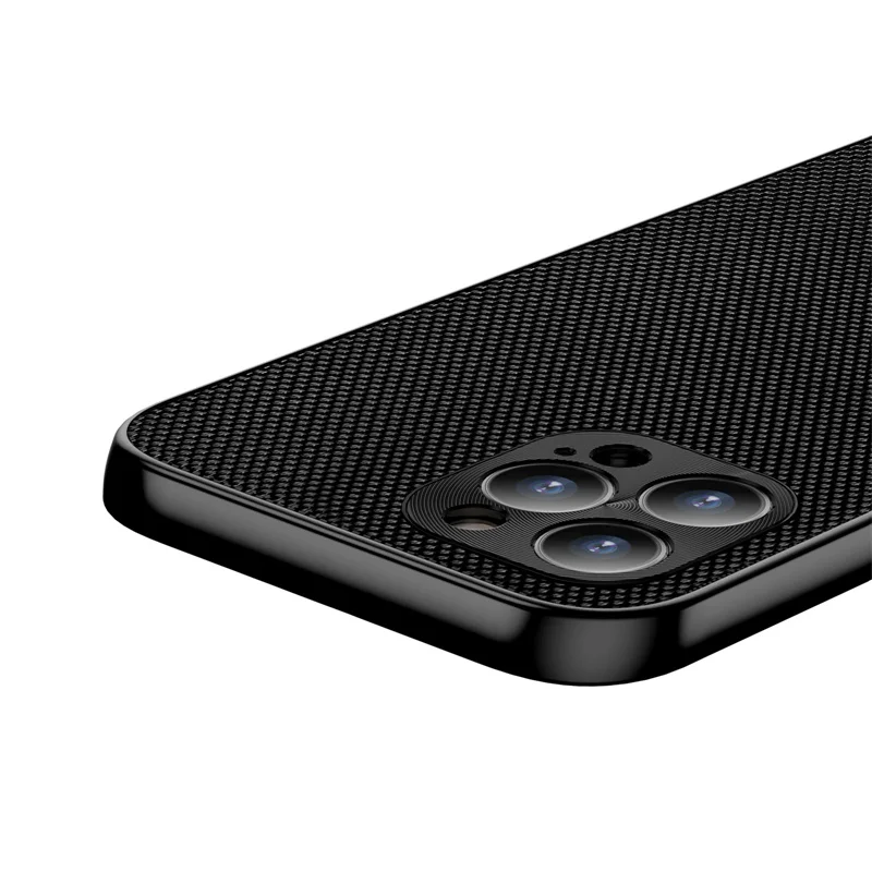 Nylon Back Case For iPhone 13 12 11 Pro Max 14 Mini XS Matte fabric Shockproof Slim Cover Funda