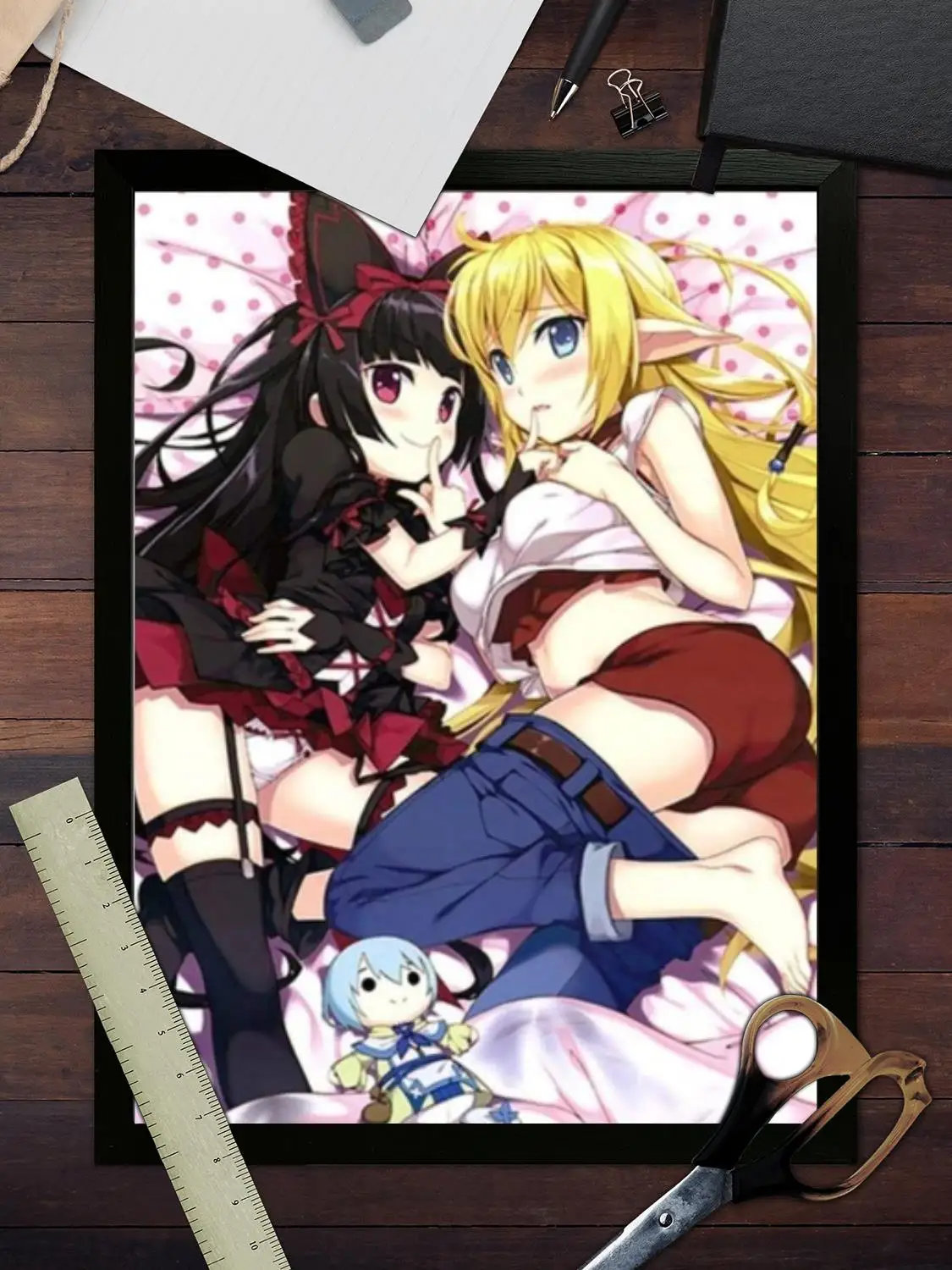 Художественный постер &quotСовременная семья&quot Gate Jieitai Kanochi на холсте