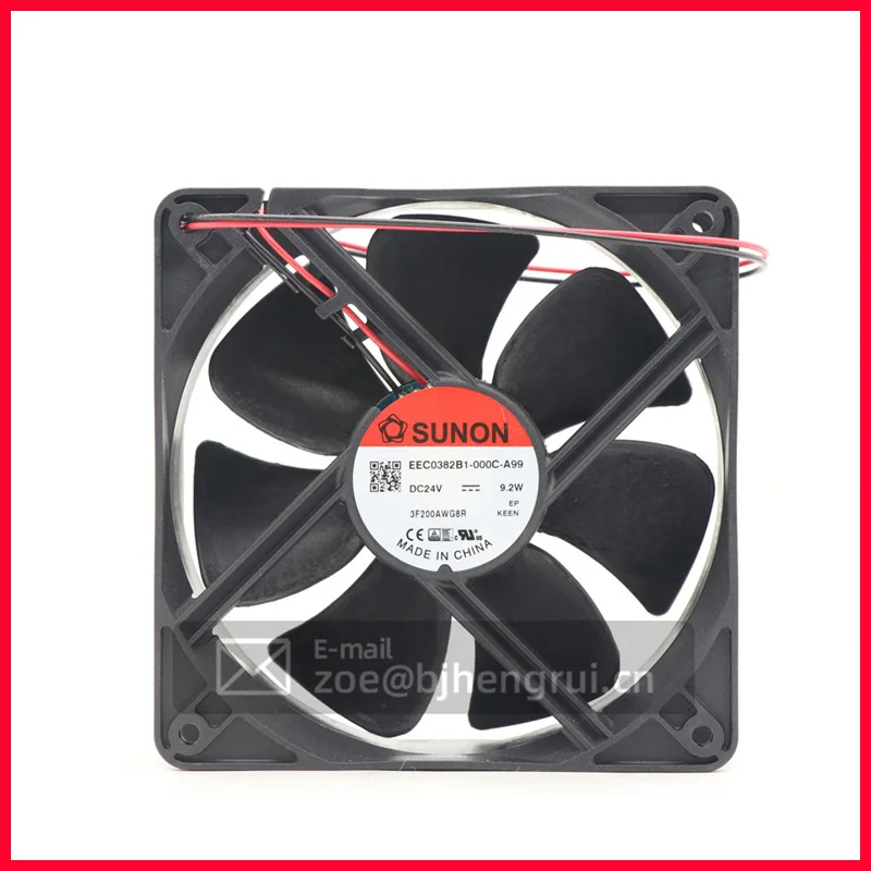 SUNON EEC0382B1-000C-A99/G99 12038 24VDC 3100RPM 138CFM 48dBA 120*120*38 см инверторный осевой вентилятор охлаждения
