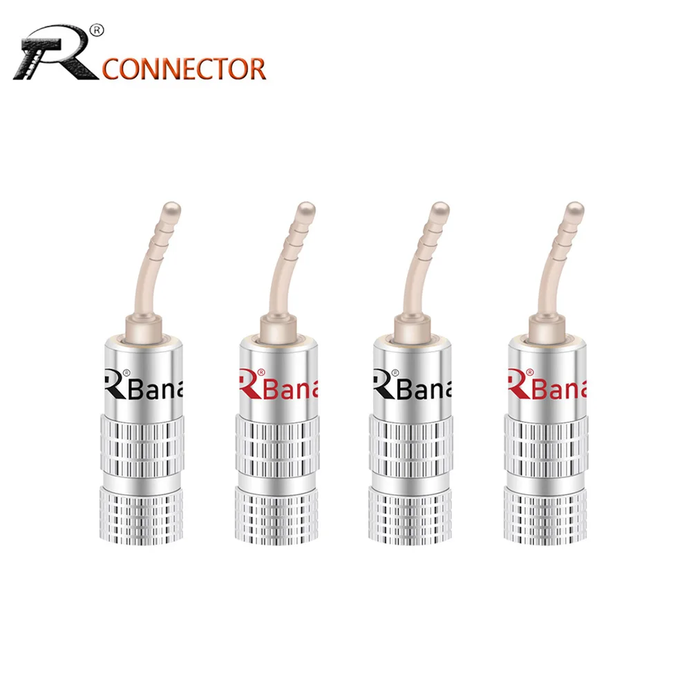 

Банановые разъемы R L1003 4 шт., красные и черные