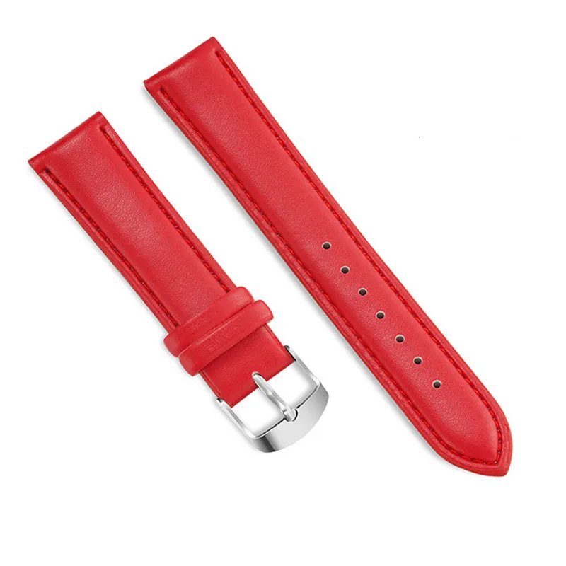 

Ремешок из воловьей кожи для мужских наручных часов, мягкий водонепроницаемый Серебристый браслет с пряжкой из нержавеющей стали, 22 мм, P24, ...