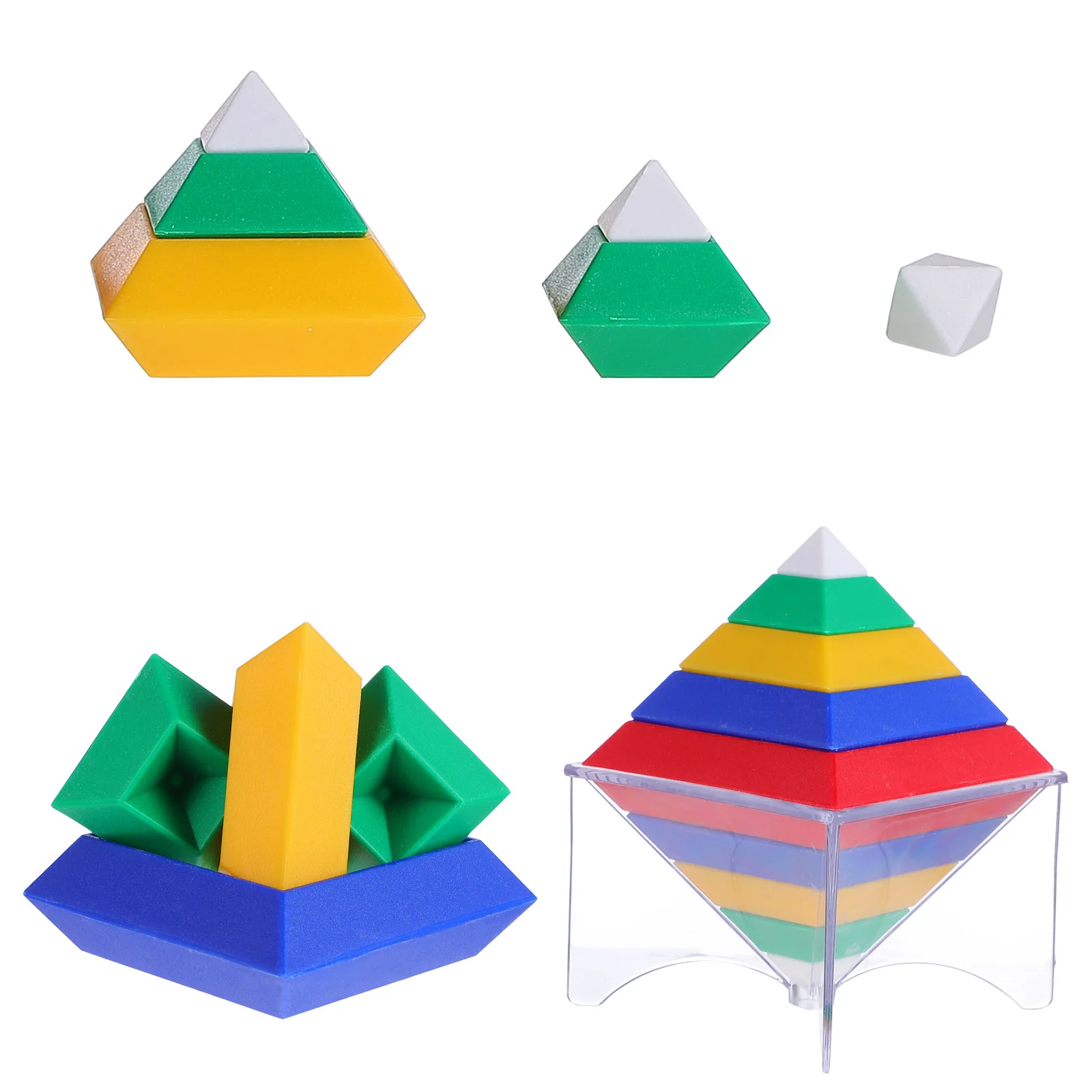 

1 Set Wisdom Stacking Durable Portable Funny Building Blocks Stacking Game