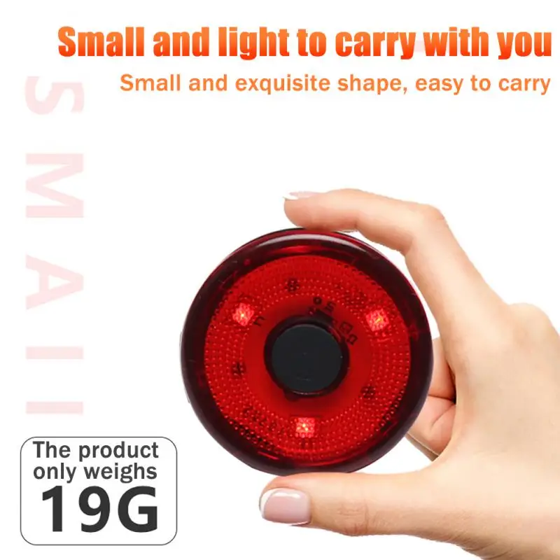 

New Bicycle Tail Light Multiple Lighting Modes Battery Type LED Bicycle Flashing Taillight MTB Road Bike Bicycle Seat Tube Light
