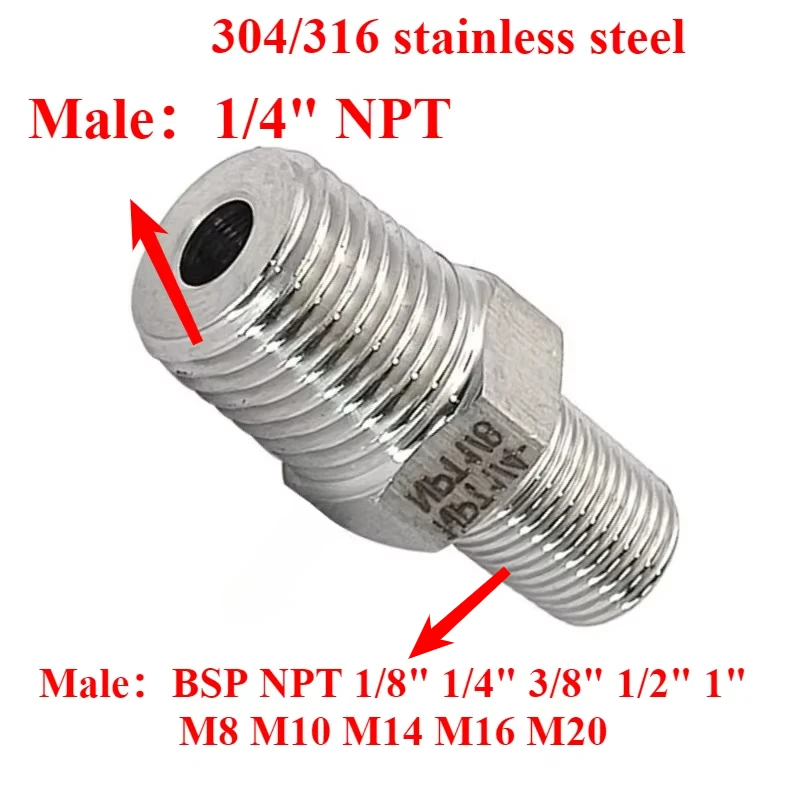 

Шестигранный резьбовой фитинг из нержавеющей стали 304