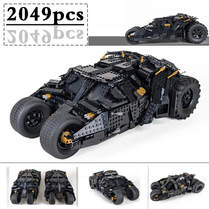 

Movie Series 2049pcs Tumbler Batmobile Model Building Blocks 76240 Car Building Blocks Set DIY Toys Christmas Gifts for Children