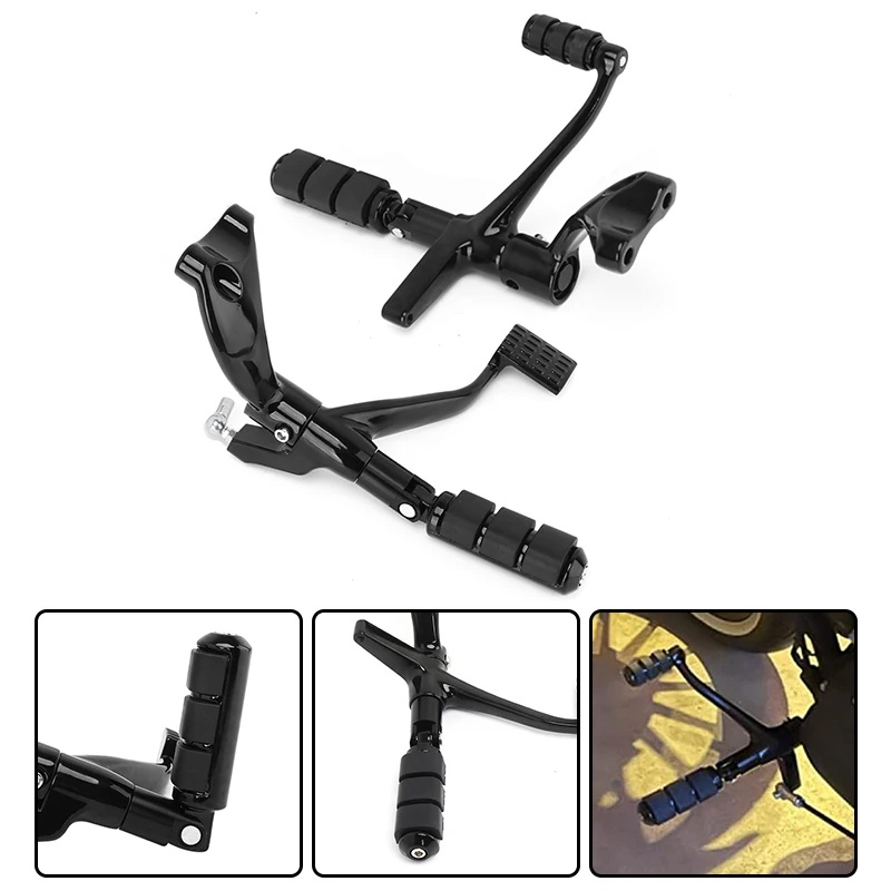 

Motorcycle Black Forward Controls Pegs Levers & Linkages Fit For Harley Sportster Iron XL 1200 883 Custom 2004-2013