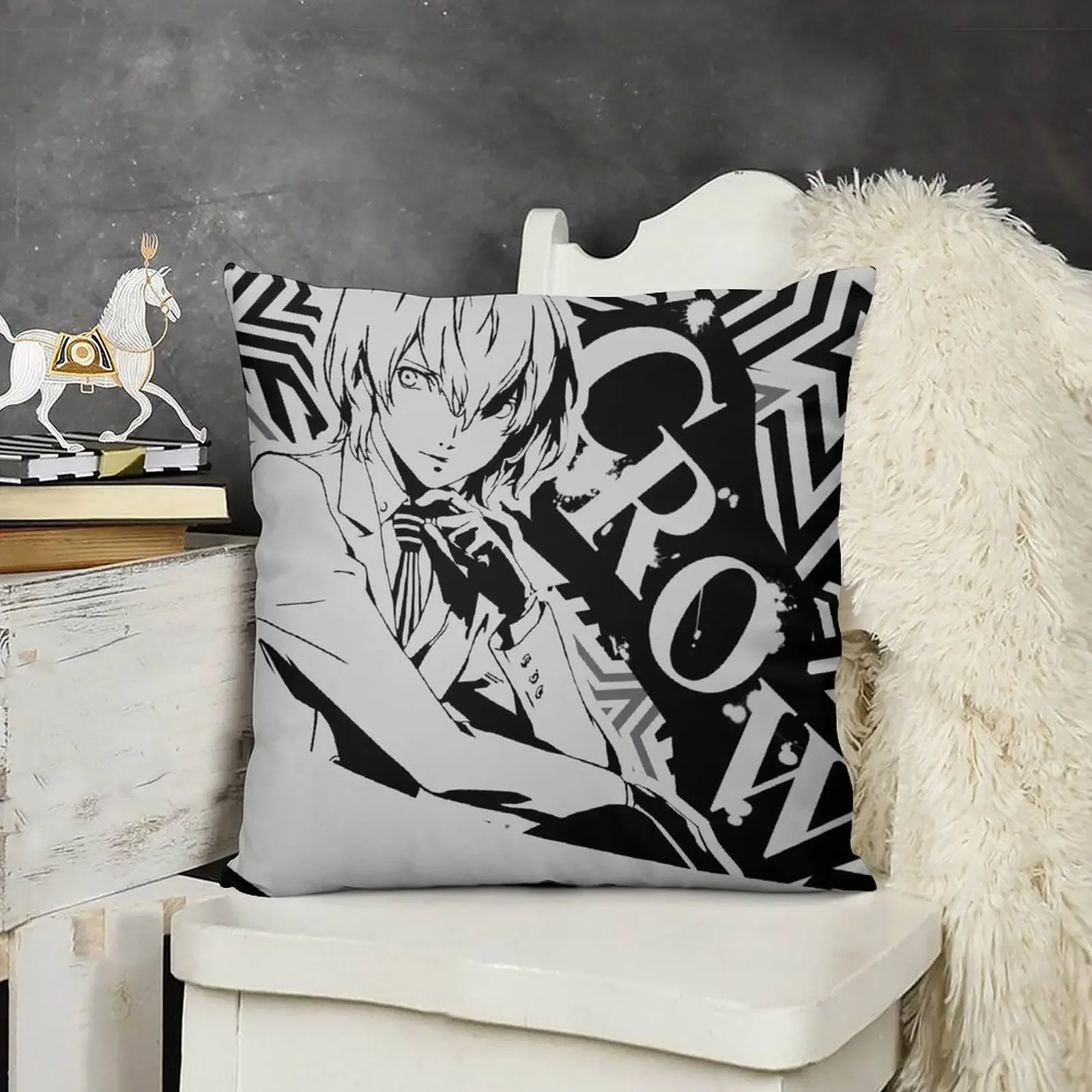 Persona 5 - Akechi Декоративная подушка Подушка на заказ Аниме