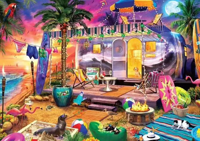 

Beach Holiday Animals 5D DIY Full diamond painting quality cross stitch art kits home decor gift