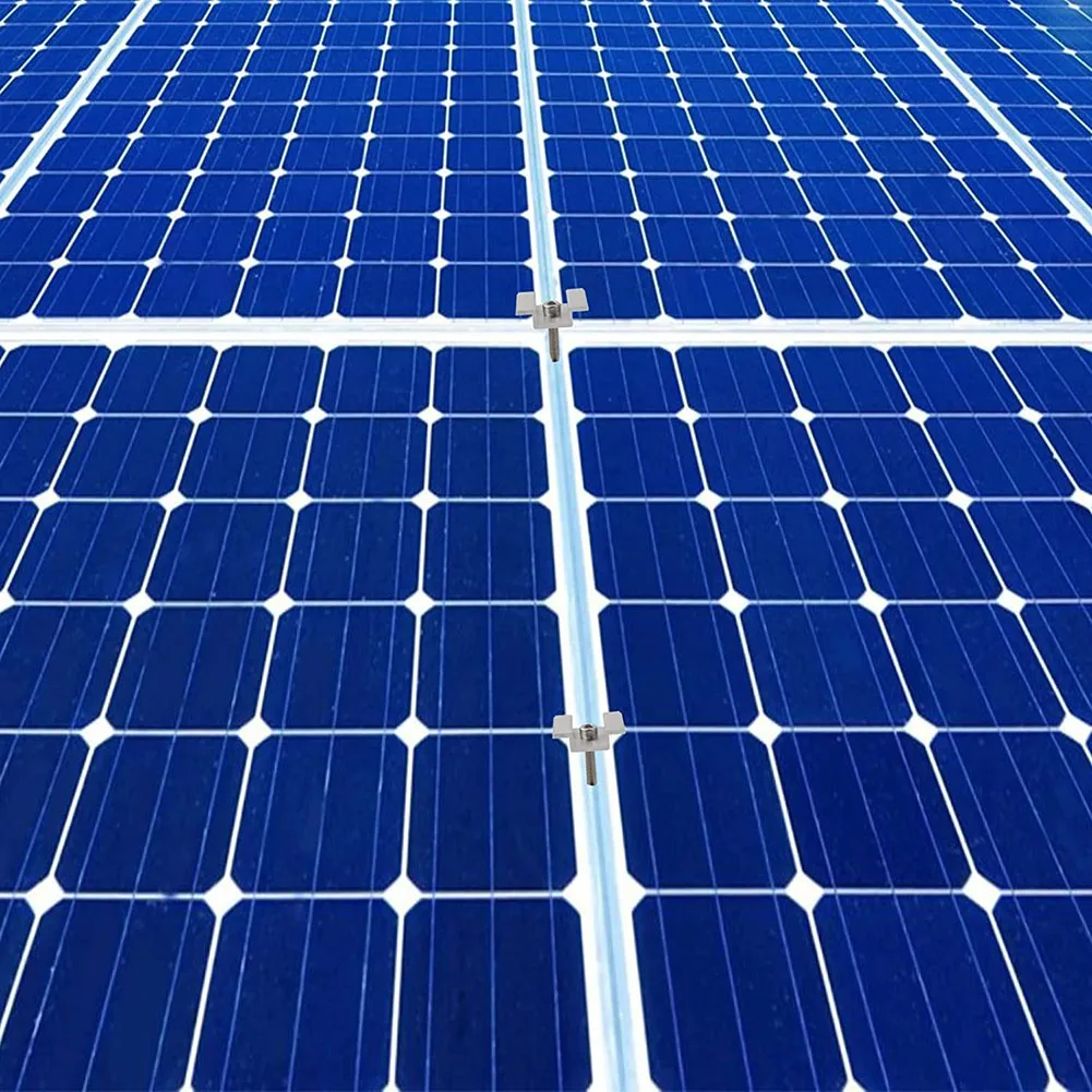 

PV Clamp Solar Panel Bracket 12set Photovoltaic Clamp Photovoltaic Panel Bracket For 30/35/40/45mm Solar Panel