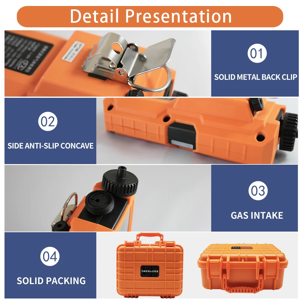 AIKESI X-4BX портативный насос мульти-детектор газа сигнализация кислорода O2 озон O3