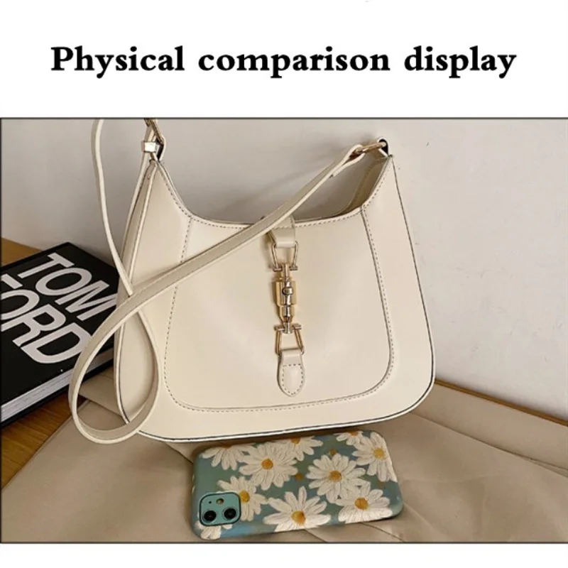 Women's Retro Luxury Solid Color Small Shoulder Bags Travel Free Shipping сумка женская Fashion Hot Underarm Handbags for Femele