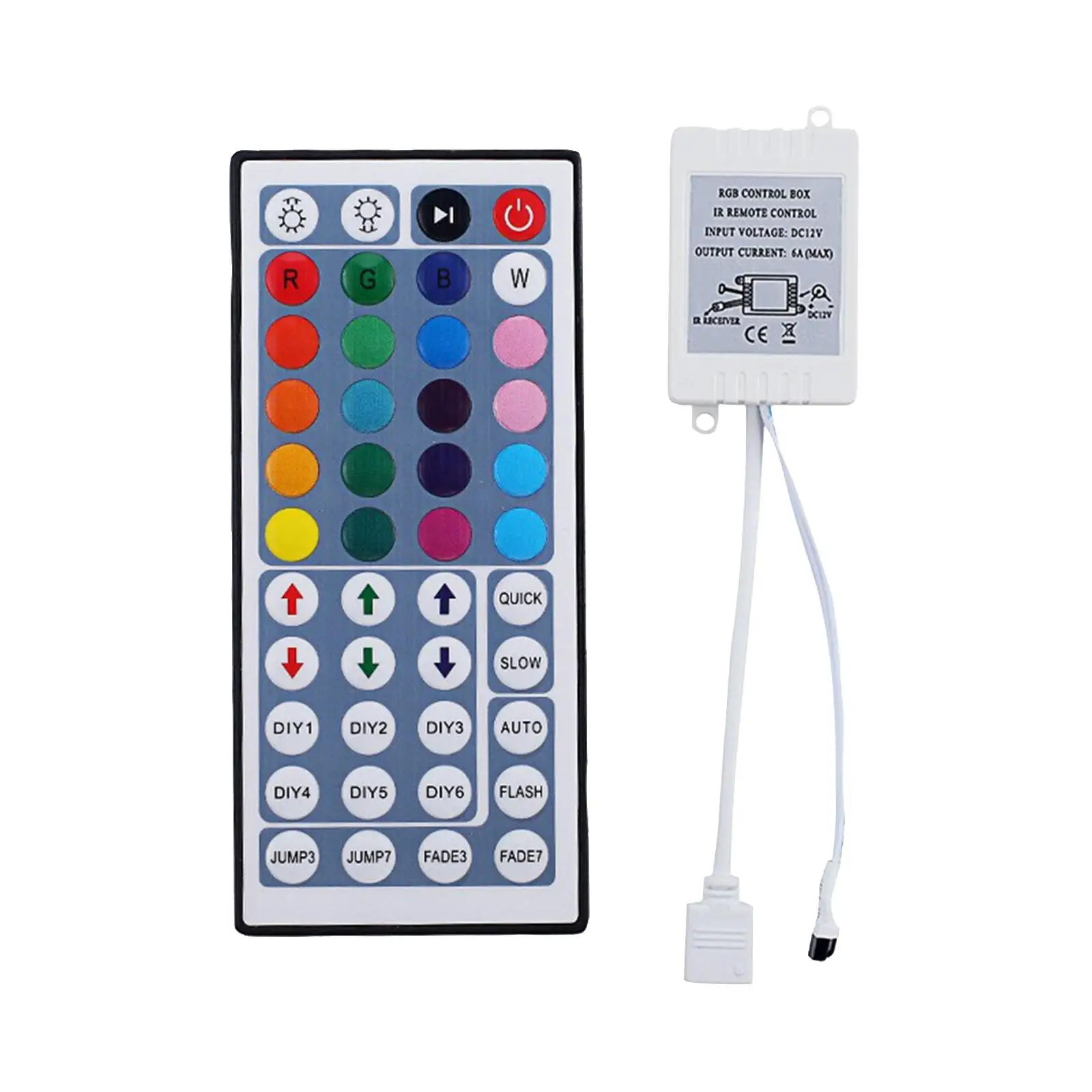 

44 Keys IR Remote Controller Light Strip Remote Control for 3528 5050 LED Strip Lights