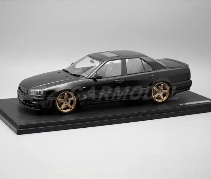 IG 1:18 R34 Skyline 25GT Turbo ER34 JDM имитация ограниченный выпуск смолы Металл статическая