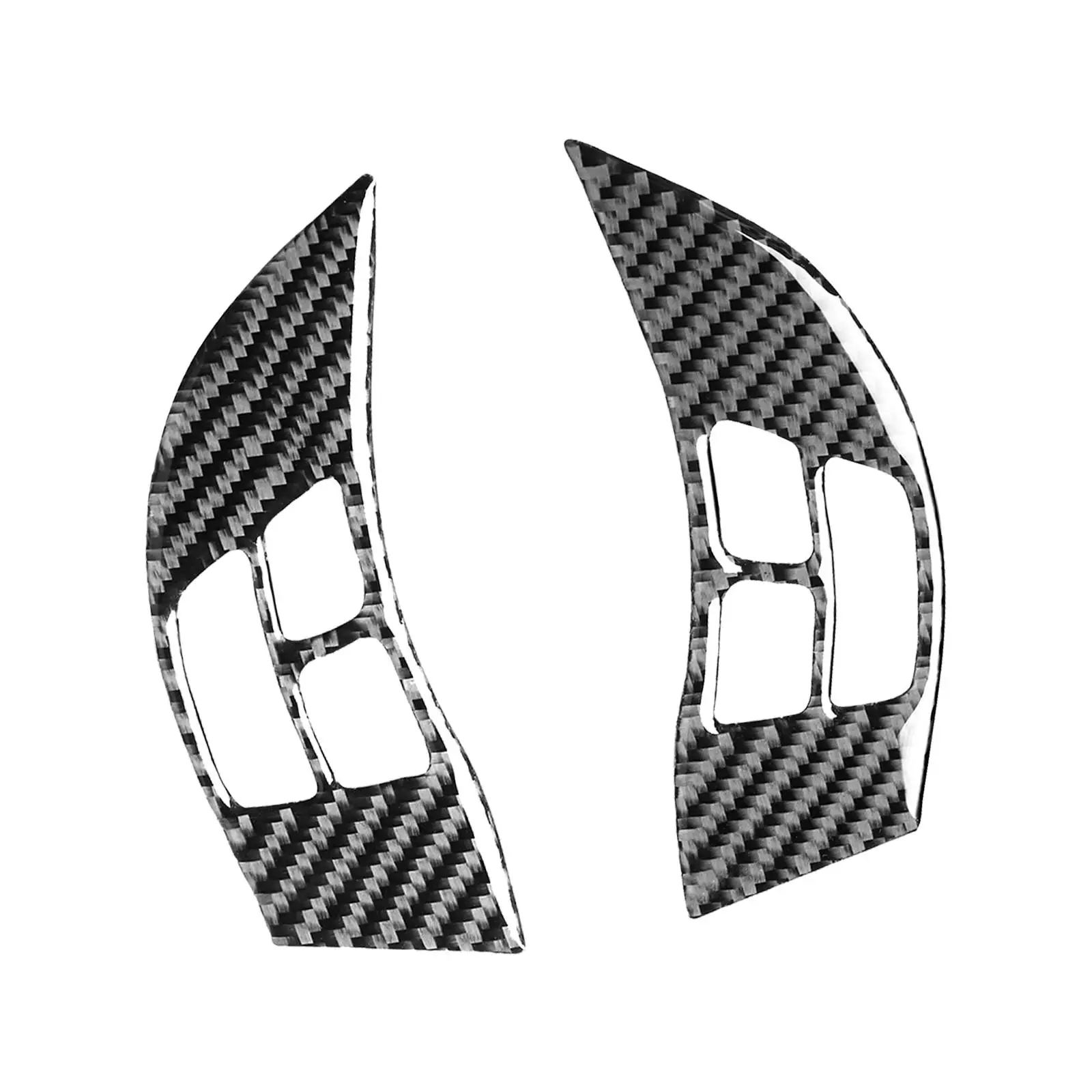 

2Pcs Car Steering Wheel Button Cover Sticker for RX8 Replace Durable