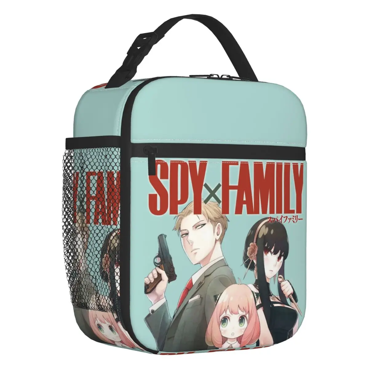 

Custom Spy X Family Anya Anime Lunch Bag Men Women Warm Cooler Insulated Lunch Box for Adult Office