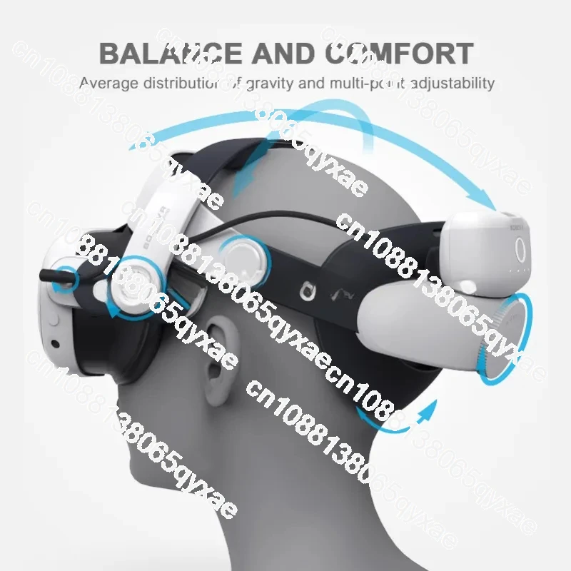 BOBOVR M3 Pro работает с аккумуляторной батареей для гарнитуры Meta Quest 3 VR.