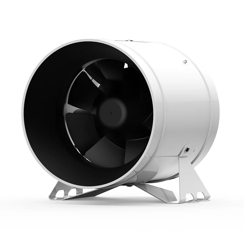 

6" In-line high temperature IPX4 Duct smoking room Exhaust Fan With Variable Speed Control
