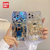 bandai disney tide brand violent bear deluxe lens case coque for iphone 11 12 13 pro max x xr xs max 7 8 plus se stand back case