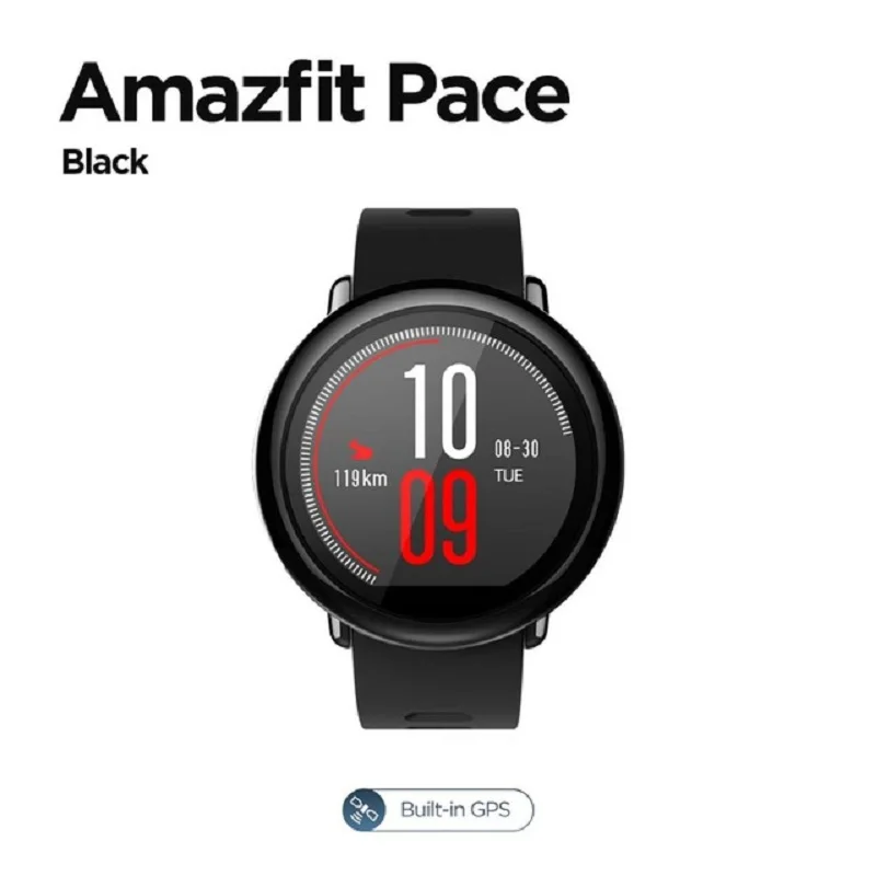 Умный монитор Amazfit Pace GPS + GLONASS 5 дней автономной работы для Android и IOS |