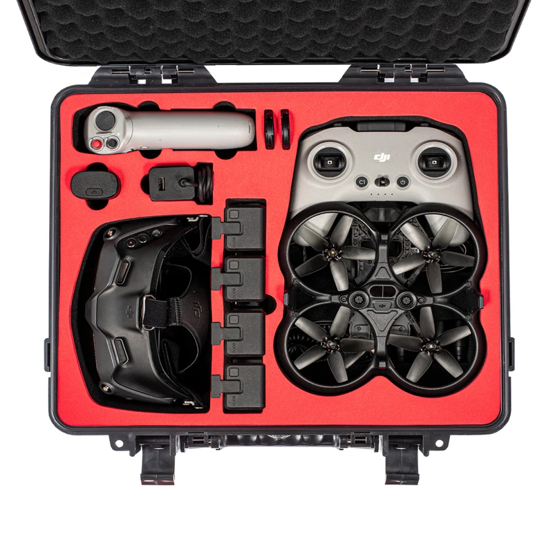 Portable Hard Shell Suitcase for DJI Avata Accessory Storage Case DJI Goggles 2 FPV Glasses V2 Waterproof Carrying Case Box