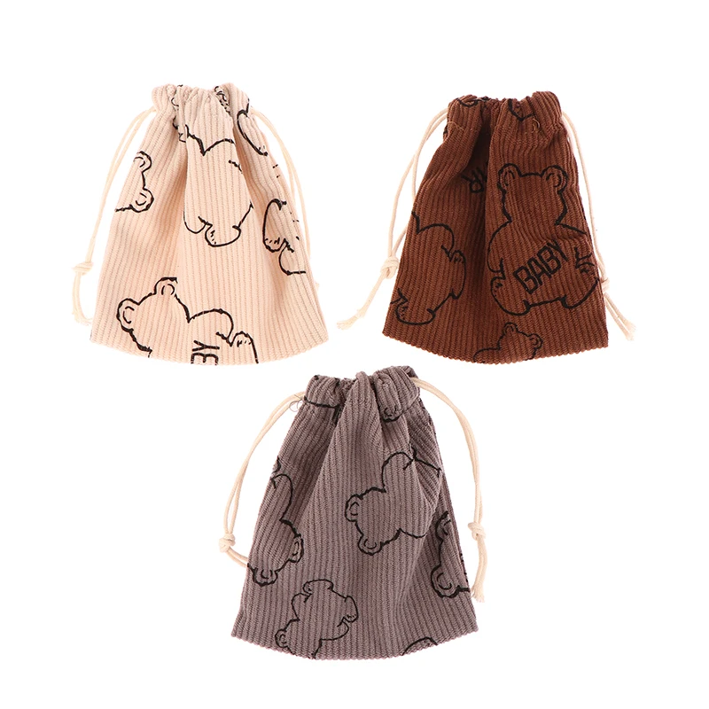 

1Pc Cute Small Coin Purse Drawstring Bag Handbag Ladies Girls Children Lipstick Cosmetic Handbag Rope Bag Storage Bag Rope Bag