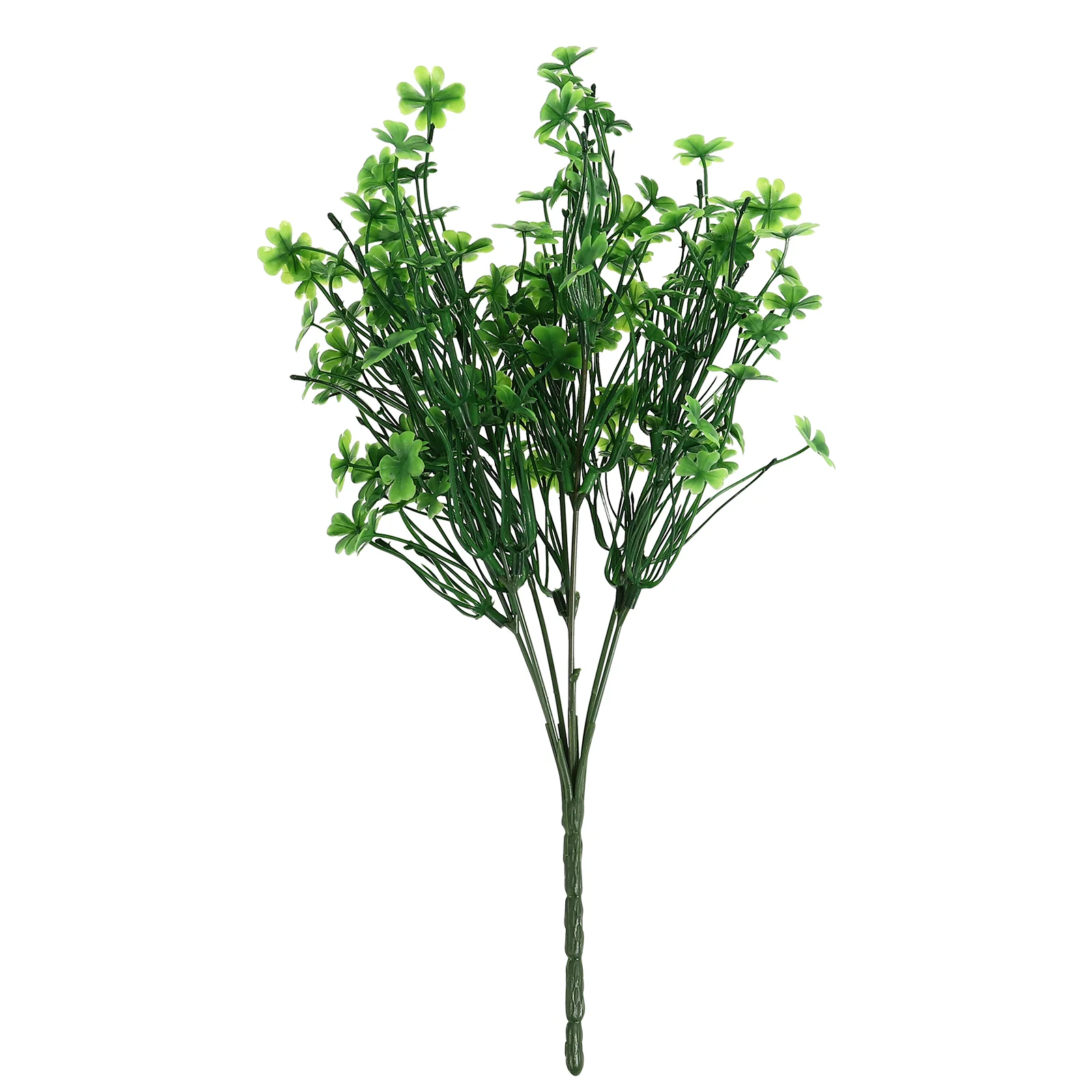 

Artificial Fake Flowers Leaf Outdoor Shamrock Faux Hanging Decor Greenery Four Stems Eucalyptus Vines Decorations Decoration