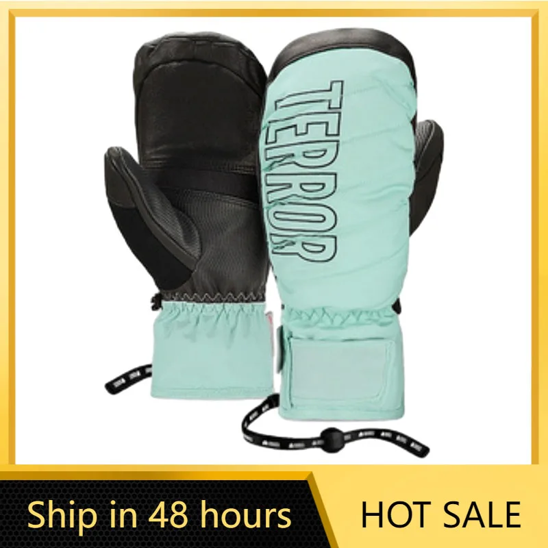 

TERROR 2023 Snowboard Gloves Men Women Waterproof Thick Insulation Windproof Professional Protective Equipment Winter Sports