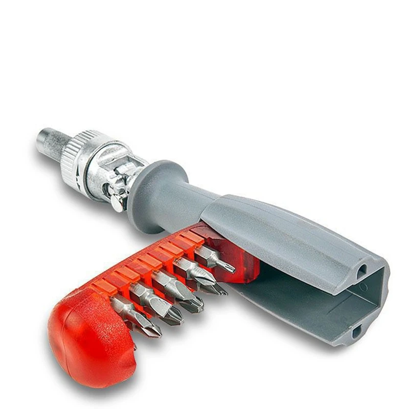 

HLZS-11 In 1 Screwdriver Set,Magnetic Ratchet Screwdriver With 180°, Two-Way Ratchet Screwdriver With Flat, Tri-Point, Torx