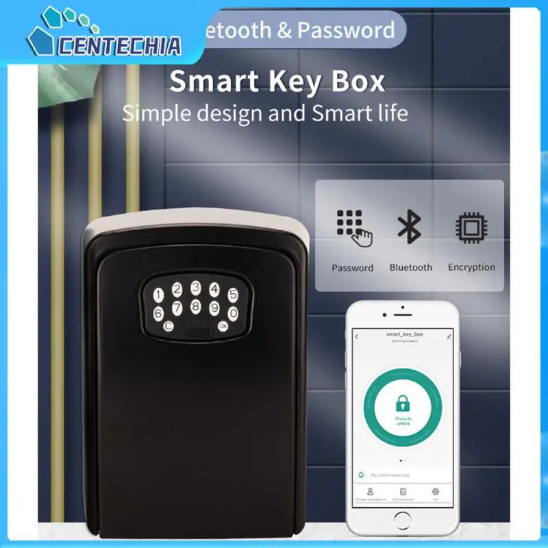 

Key Safe Holder Box Indoor Outdoor Weatherproof Smart Lock Box Street Trade Tuya Smart Key Box Key Safe Electronic Security