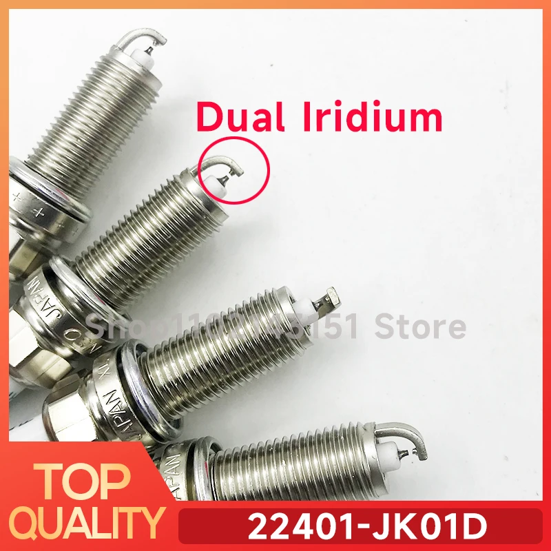 Новинка 10 шт. 22401-JK01D FXE24HR11 двойная иридиевая свеча зажигания для Nissan 370Z Infiniti Q70 QX50