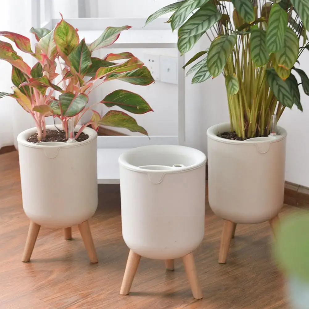 

Горшок для полива растений U3J1 автоматический для дома, большой горшок с самостоятельным поливом, пластиковая емкость для хранения растений...