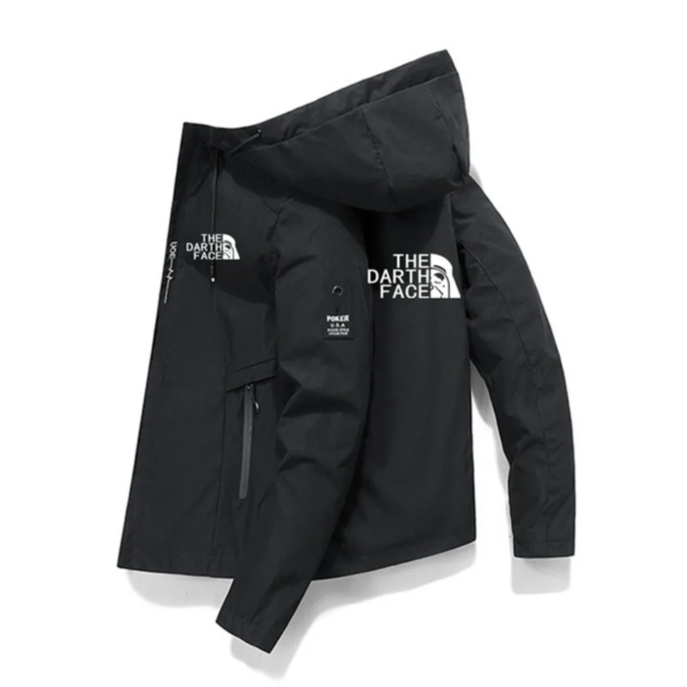 

Мужская ветрозащитная куртка на молнии, Корейская Повседневная Рабочая куртка на весну и осень, модная спортивная Северная куртка для лица, 2023